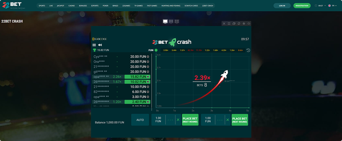 22Bet Sportsbook and Casino Online